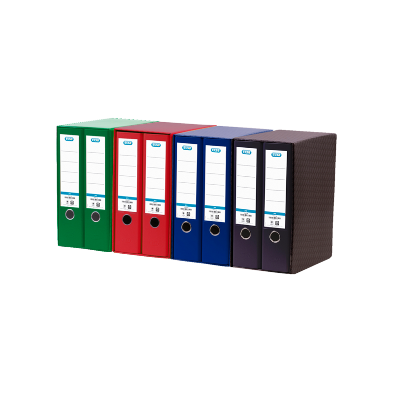 Raccoglitori a leva A4 Elba Rado - Dorso 80 mm - Esterno rivestito in plastica - Interno in carta - Colore verde 4pz 4pz Raccoglitori a leva A4 Elba Rado - Dorso 80 mm - Esterno rivestito in plastica - Interno in carta - Colore verde 4pz 4pz