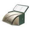 Elba Caja de Transferencia con Fuelle - Tamaño 25x38.5cm - Resistente y Duradera - Color Verde
