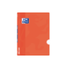 Oxford School Classic Openflex A4 Libreta Grapada - Tapa de Plastico Resistente - 1 Linea con Margen - 48 Hojas - Color Naranja