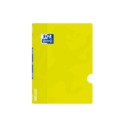 Oxford School Classic Openflex A4 - Tapa de Plastico Resistente - Libreta Grapada - 1 Linea con Margen - 48 Hojas - Color Lima