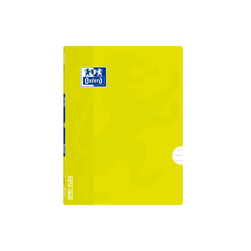 Oxford School Classic Openflex A4 - Tapa de Plastico Resistente - Libreta Grapada - 1 Linea con Margen - 48 Hojas - Color Lima Oxford School Classic Openflex A4 - Tapa de Plastico Resistente - Libreta Grapada - 1 Linea con Margen - 48 Hojas - Color Lima