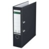 Leitz Cartellina Leitz in plastica A4 a 180° - Dorso 80 mm - Fessure, occhielli e angoli in metallo - Nero 20pz 20pz