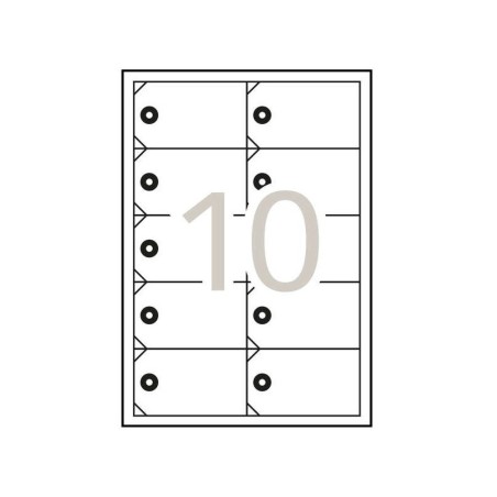 Apli Etiquetas Colgantes Imprimibles 98 x 57mm 10 Hojas