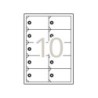 Apli Etiquetas Colgantes Imprimibles 98 x 57mm 10 Hojas