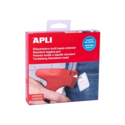 Etichettatrice tessile standard Apli - Include cappuccio di protezione e cinturino da polso - Compatibile con aghi e navette Apl