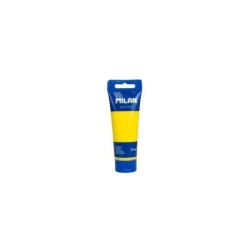 Milan Tubo de Pintura Acrilica 75ml - Pigmentos de Alta Calidad - Mezclable - Color Amarillo
