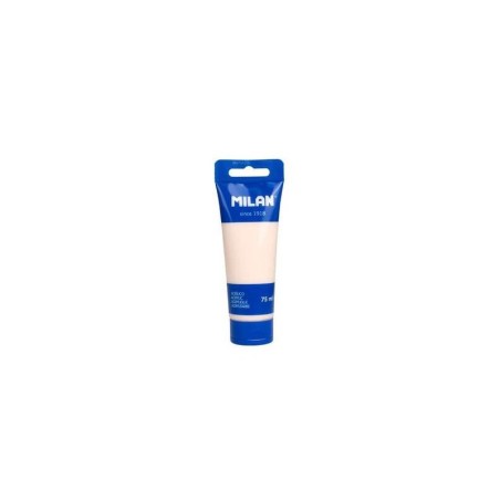Milan Tubo de Pintura Acrilica 75ml - Pigmentos de Alta Calidad - Mezclable - Color Rosa Palido