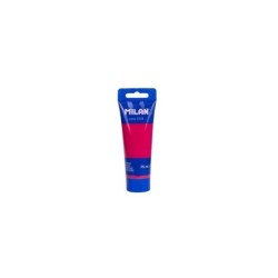 Milan Tubo de Pintura Acrilica 75ml - Pigmentos de Alta Calidad - Mezclable - Color Rosa Hibisco