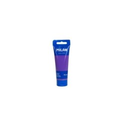 Milan Tubo de Pintura Acrilica 75ml - Pigmentos de Alta Calidad - Mezclable - Color Violeta