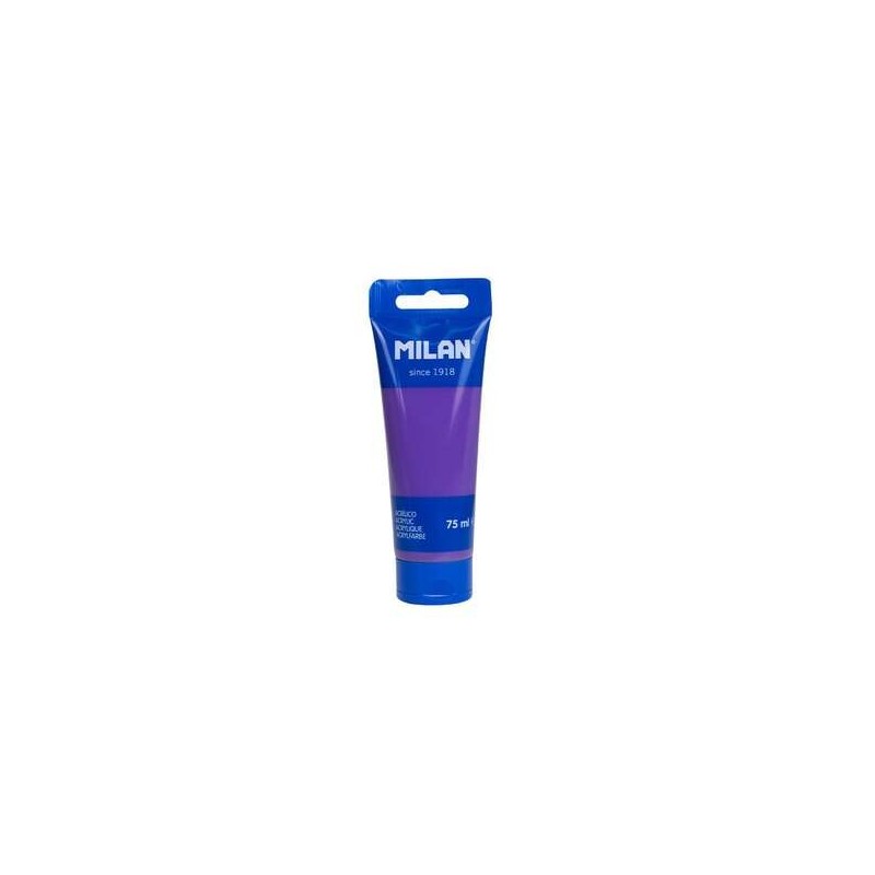 Milan Tubo de Pintura Acrilica 75ml - Pigmentos de Alta Calidad - Mezclable - Color Violeta Milan Tubo de Pintura Acrilica 75ml - Pigmentos de Alta Calidad - Mezclable - Color Violeta