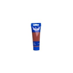 Tubo di vernice acrilica Milan da 75 ml - Pigmenti di alta qualità - Miscelabile - Colore marrone 6pz 6pz