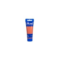 Tubo di vernice acrilica Milan da 75 ml - Pigmenti di alta qualità - Miscelabile - Colore rame 6pz 6pz
