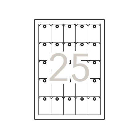 Apli Etiquetas Colgantes Imprimibles 36 x 53mm 10 Hojas