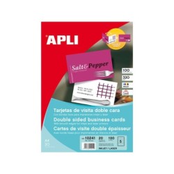 Biglietti da visita fronte-retro Apli opachi 320 g 20 fogli