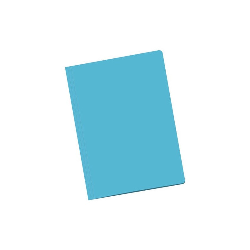 Dohe Confezione da 50 sottocartelle in cartone - Formato Folio - Slot per chiusura - Colore azzurro Dohe Confezione da 50 sottocartelle in cartone - Formato Folio - Slot per chiusura - Colore azzurro