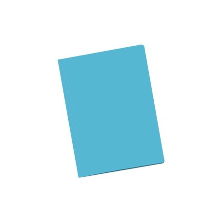 Dohe Pack de 50 Subcarpetas de Cartulina - Tamaño Folio - Ranura para Fastener - Color Azul Claro