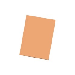 Dohe Confezione da 50 sottocartelle in cartone - Formato Folio - Slot per chiusura - Colore arancione