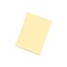 Dohe Pack de 50 Subcarpetas de Cartulina - Tamaño Folio - Ranura para Fastener - Color Amarillo Claro