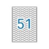 Apli Etiquetas A5 Blancas Joyeria 48.0 x 8.0mm 15 Hojas