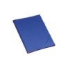 Dohe Carpeta Clasificadora 12 Departamentos - Formato Folio - Carton Plastificado - Cierre con Gomas - Color Azul