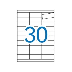 Apli Etiquetas Blancas para Estanteria 67.0 x 25.4mm 10 Hojas