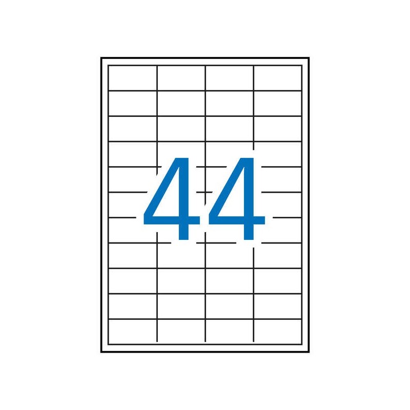 Apli Etiquetas Blancas Permanentes 48.5 x 25.4mm 500 Hojas Apli Etiquetas Blancas Permanentes 48.5 x 25.4mm 500 Hojas