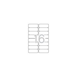 Apli Etiquetas Blancas Permanentes 99.1 x 34.0mm 500 Hojas