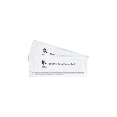 Zebra ZC100/ZC300 Kit de 2 Tarjetas de Limpieza Originales