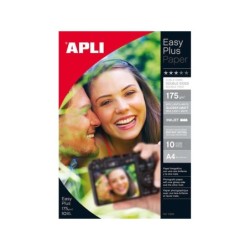 Carta fotografica Apli Photobright fronte/retro A4 175 g 10 fogli