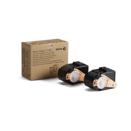 Xerox Phaser 7100 Cyan Pack de 2 Cartuchos de Toner Original - 106R02602