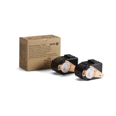 Confezione da 2 cartucce toner originali Xerox Phaser 7100 Magenta - 106R02603