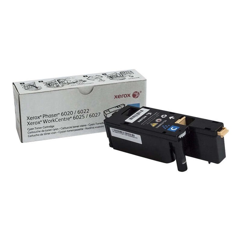 Cartuccia toner originale ciano Xerox Phaser 6020/6022 - 106R02756
