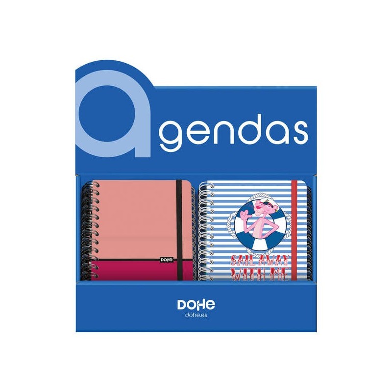 Dohe Expositor de 32 Agendas Escolares Espiral Premium A5 Semana Vista Surtidas Dohe Expositor de 32 Agendas Escolares Espiral Premium A5 Semana Vista Surtidas