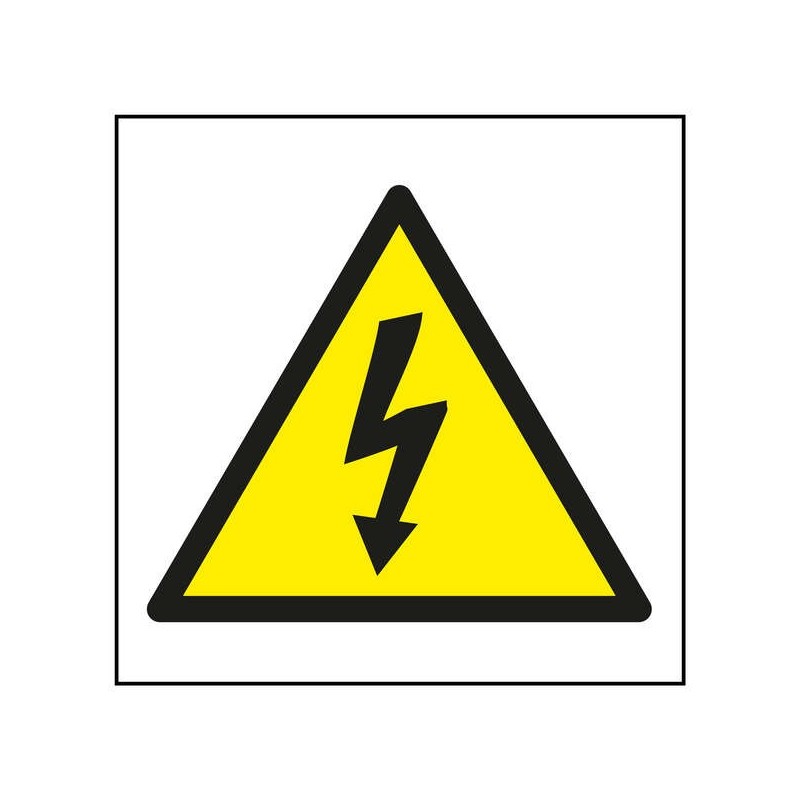 Apli Etiqueta Señalizacion Riesgo Electrico 1 U. Apli Etiqueta Señalizacion Riesgo Electrico 1 U.
