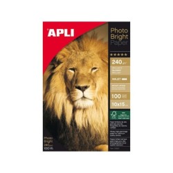 Carta fotografica Apli Photobright 10 x 15 cm 240 g 100 fogli
