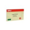 Apli Classic Bloc de 100 Notas Adhesivas 125 x 75 mm - Color Amarillo