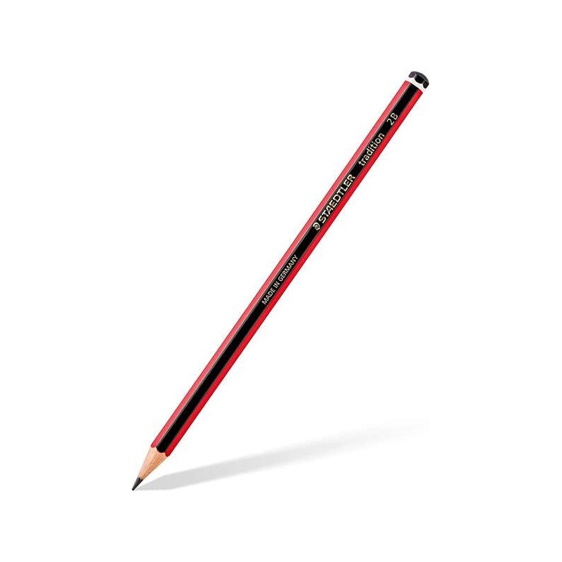Staedtler Tradition 110 Lapiz de Grafito Hexagonal - Mina 2B - Resistencia a la Rotura - Madera Bosques Sostenible Staedtler Tradition 110 Lapiz de Grafito Hexagonal - Mina 2B - Resistencia a la Rotura - Madera Bosques Sostenible