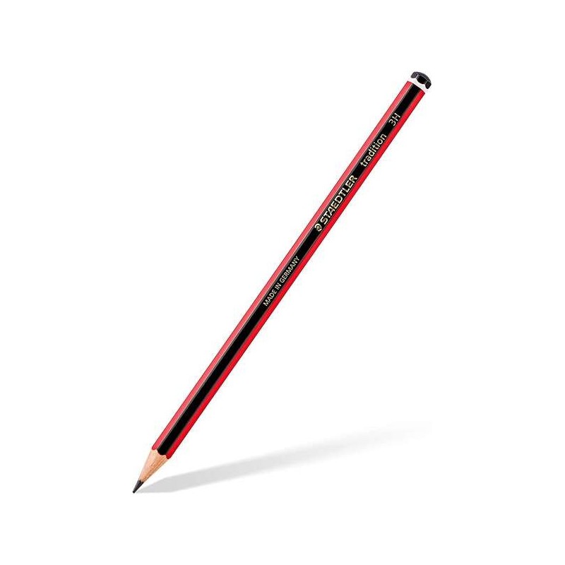Staedtler Tradition 110 Lapiz de Grafito Hexagonal - Mina 3H - Resistencia a la Rotura - Madera Bosques Sostenible Staedtler Tradition 110 Lapiz de Grafito Hexagonal - Mina 3H - Resistencia a la Rotura - Madera Bosques Sostenible