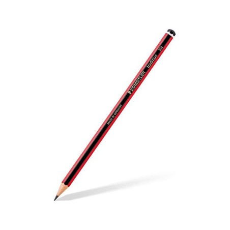 Staedtler Tradition 110 Lapiz de Grafito Hexagonal - Mina 3H - Resistencia a la Rotura - Madera Bosques Sostenible