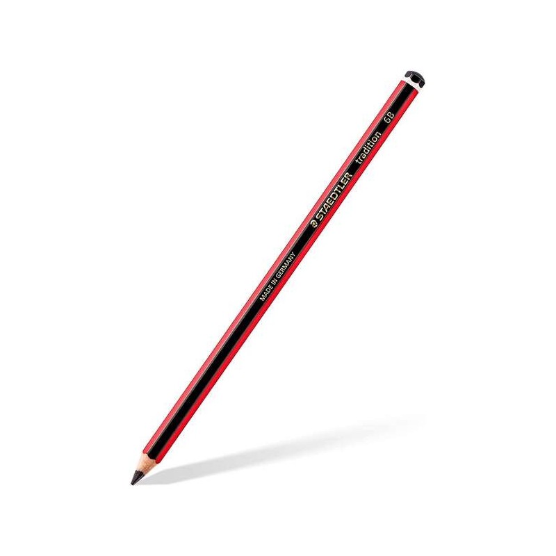 Matita in grafite esagonale Staedtler Tradition 110 - Piombo 6B - Resistenza alla rottura - Legno forestale sostenibile 12pz 12p Matita in grafite esagonale Staedtler Tradition 110 - Piombo 6B - Resistenza alla rottura - Legno forestale sostenibile 12pz 12p