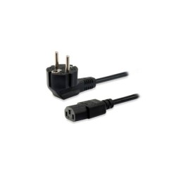 Equip Cable de Alimentacion C13 a Schuko Hembra/Macho 1.8m Negro