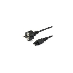 Equip Cable de Alimentacion C5 a Schuko Hembra/Macho - Longitud 1.8m - Color Negro