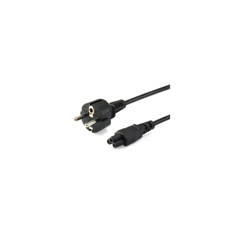 Equip Cable de Alimentacion C5 a Schuko Hembra/Macho - Longitud 1.8m - Color Negro Equip Cable de Alimentacion C5 a Schuko Hembra/Macho - Longitud 1.8m - Color Negro