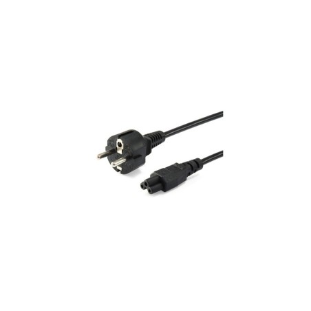 Equipaggia cavo di alimentazione C5 a Schuko femmina/maschio - Lunghezza 1,8 m - Colore nero