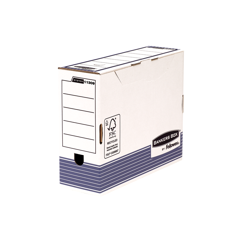 Scatola portadocumenti formato A4 Fastfold - Certificazione FSC - Misure interne 26x10x31,50 cm - Misura dorso 100 mm Scatola portadocumenti formato A4 Fastfold - Certificazione FSC - Misure interne 26x10x31,50 cm - Misura dorso 100 mm