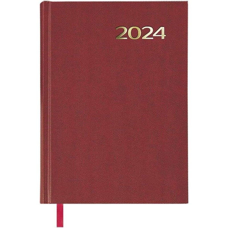 Agenda annuale Dohe Sintex - Pagina giornaliera - Venerdì, sabato e domenica stessa pagina - Dimensioni 14x20 cm - Colore bordea Agenda annuale Dohe Sintex - Pagina giornaliera - Venerdì, sabato e domenica stessa pagina - Dimensioni 14x20 cm - Colore bordea