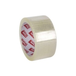 Apli Precinto Acrilico Transparente - PP - Brillante - 48 mm x 66 m 25 ?m