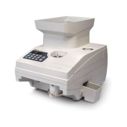 Safescan 1550 Contadora de Monedas - Alta Capacidad - Pantalla LCD de Facil Lectura - Velocidad de Conteo Rapida