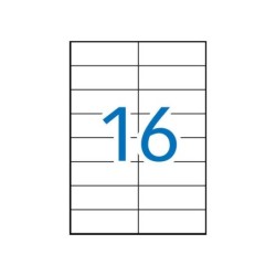 Apli Etiquetas Blancas Extrafuertes 105.0 x 37.0mm 100 Hojas