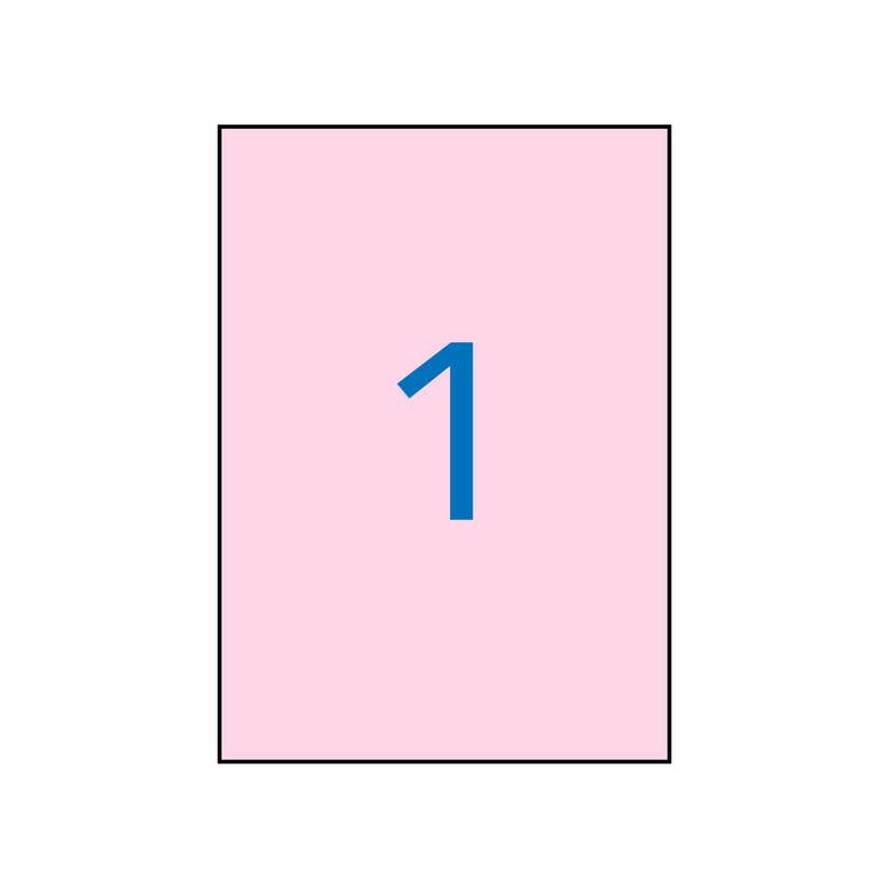 Etichette Apli permanenti rosa pastello 210,0 x 297,0 mm 20 fogli Etichette Apli permanenti rosa pastello 210,0 x 297,0 mm 20 fogli